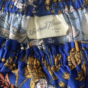 Universal Thread Kids Blue Floral Skirt